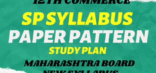 SP Paper Pattern Class 12 - Maharashtra Board (2025-26) | Free Pdf 5 SP Paper Pattern | Class 12th Commerce Maharashtra Board | New Syllabus of Secretarial Practice