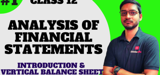 Vertical Income Statement | Analysis of Financial Statements (Solved Question) 4 Analysis of Financial Statement Class 12