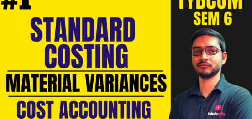 Standard Costing - Material Variance | Free Cost Accounting Articles 3 Standard Costing - Material Variances | TYBCOM SEM 6 Cost Accounting
