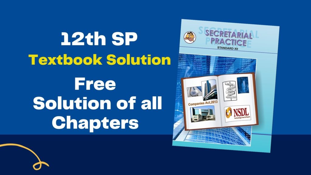 12th Commerce SP Textbook Solution