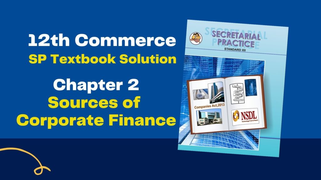 12th Commerce SP Textbook Solutions Chapter 2