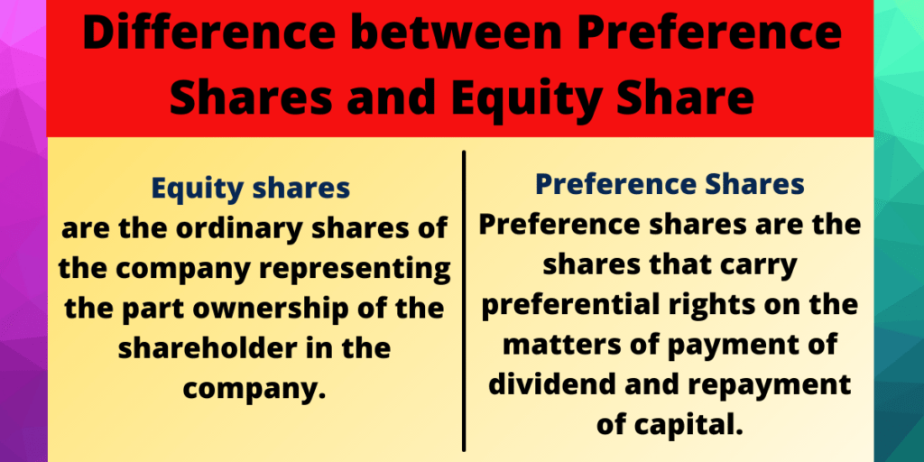 Equity Vs Preference