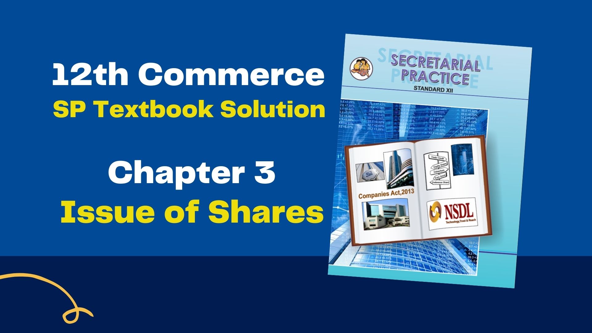 12th SP Chapter 3 Solutions Issue Of Shares Maharashtra Board 