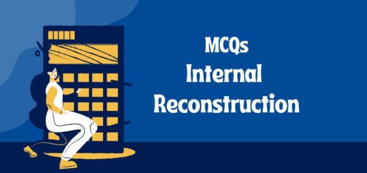 Internal Reconstruction MCQ (Free) | Capital Reduction 1 Internal Reconstruction MCQ