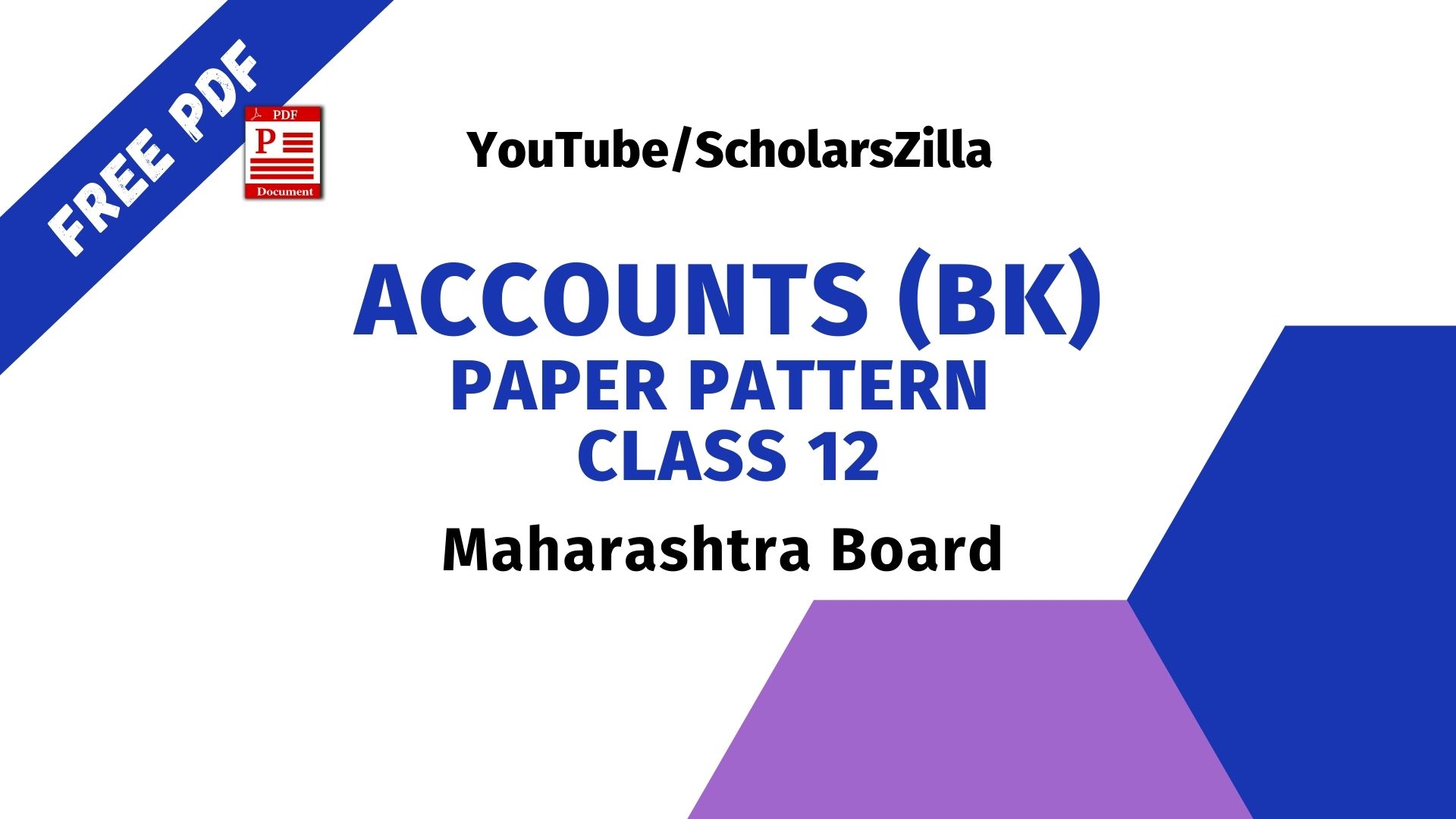 12th Accounts Paper Pattern Maharashtra Board 2024 25 Download Free Pdf Scholarszilla 7121