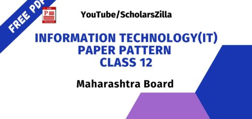 12th Information Technology Paper Pattern