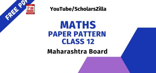 12th Maths Paper Pattern