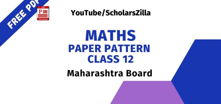 12th Maths Paper Pattern