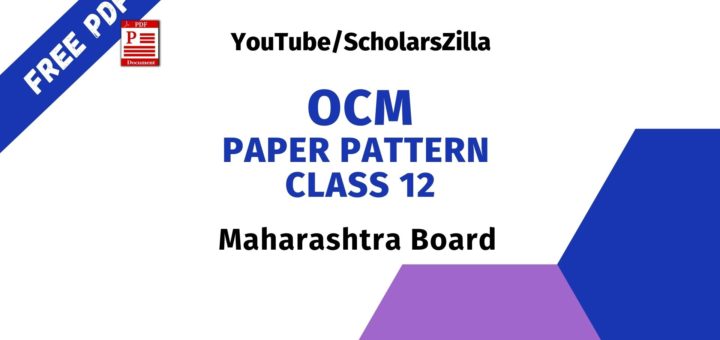 12th OCM Paper Pattern