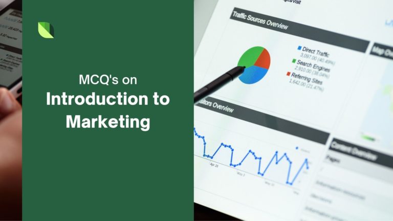Introduction to Marketing MCQ