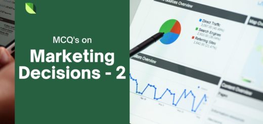 Marketing Decisions 2 MCQ (Marketing Mix, Packaging, Pricing) | 50 Free MCQs 3 Marketing Decisions 2 MCQ