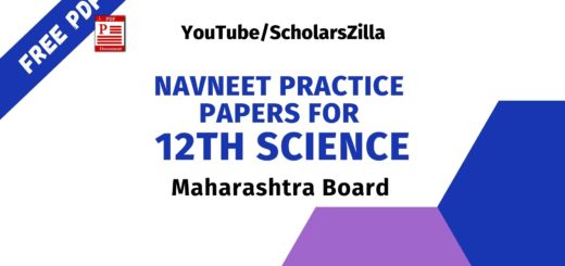 Navneet Practice Papers for 12th Science with Answers (Download Free Pdf) | Maharashtra Board 5 Navneet Practice Papers for 12th Science