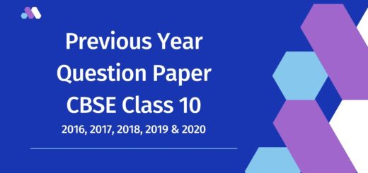 Previous Year Question Paper CBSE Class 10