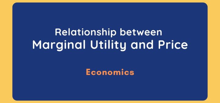 Relationship between Marginal Utility and Price