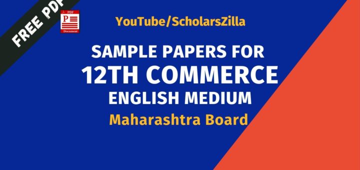 Sample Question Paper for 12th Commerce