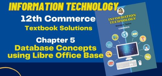 12th Commerce IT Chapter 5 Exercise