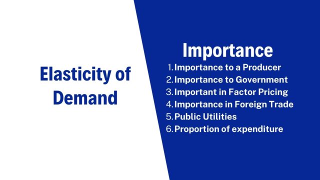 6 Importance of Elasticity of Demand | Free Economic Blogs - ScholarsZilla