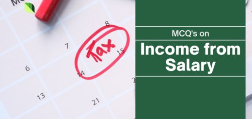Income from Salary MCQ | 30 Free MCQs 4 Income from Salary MCQ