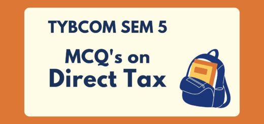 TYBCOM Sem 5 Direct Tax MCQ (Free) - Scholarszilla 3 TYBCOM Sem 5 Direct Tax MCQ