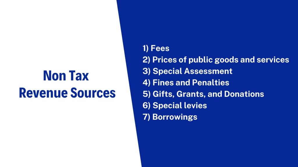 7 Major Non Tax Revenue Sources Free Economic Blogs ScholarsZilla