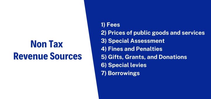 Non Tax Revenue Sources