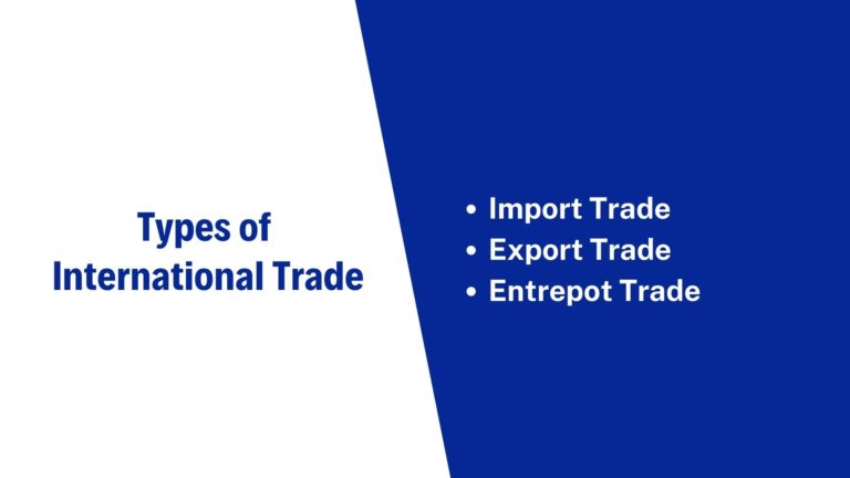 types of international trade