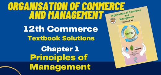 12th OCM 1st Chapter Notes (Principles of Management) Maharashtra Board - Free Solution 3 12th OCM 1st Chapter Notes
