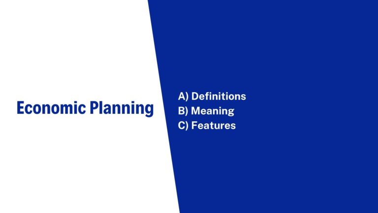 What Is The Definition Of Economic Planning