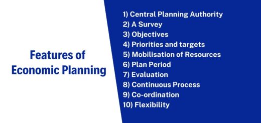 10 Features of Economic Planning | Free Economic Blogs 3 Features of Economic Planning
