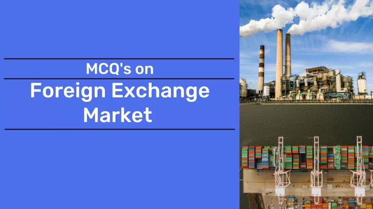 Foreign Exchange Market MCQ