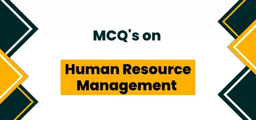 Human Resource Management MCQ