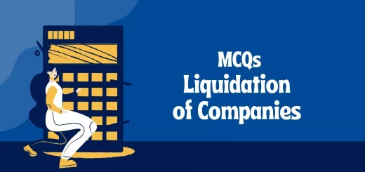 Liquidation of Companies MCQ