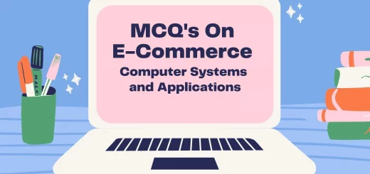 MCQ's On E-Commerce