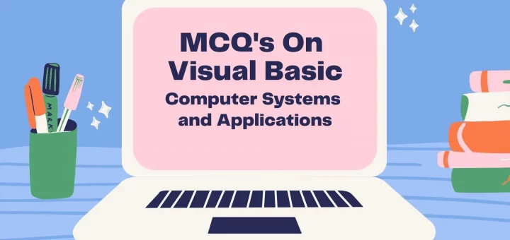 MCQ's On Visual Basic