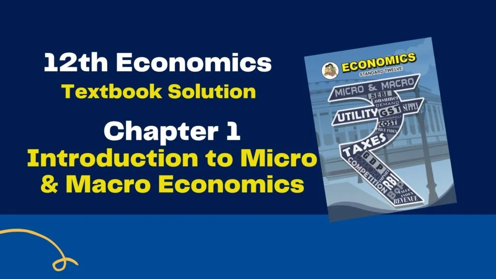 12th Commerce Economics Chapter 1