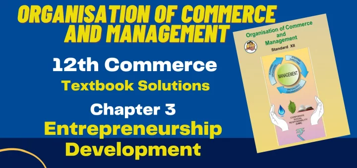 12th OCM Chapter 3 Exercise Solutions Chapter 3 - Entrepreneurship Development
