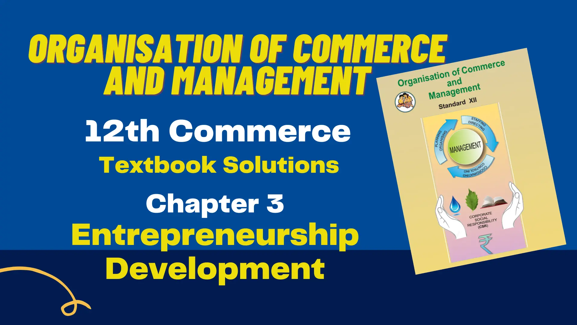 12th OCM Chapter 3 Exercise Solutions (Entrepreneurship Development