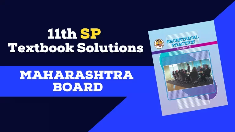11th SP Textbook Solutions