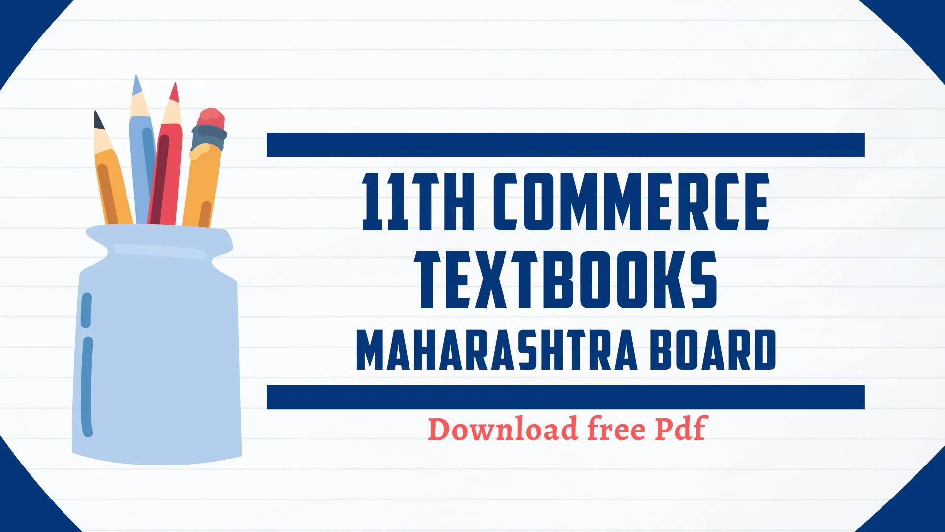 Maharashtra State Board 11th Commerce Books pdf free download