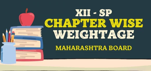 12th SP Chapter Wise Weightage