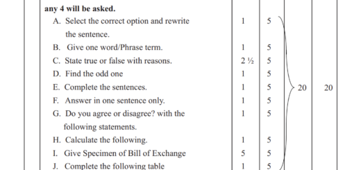BK Paper Pattern 2023