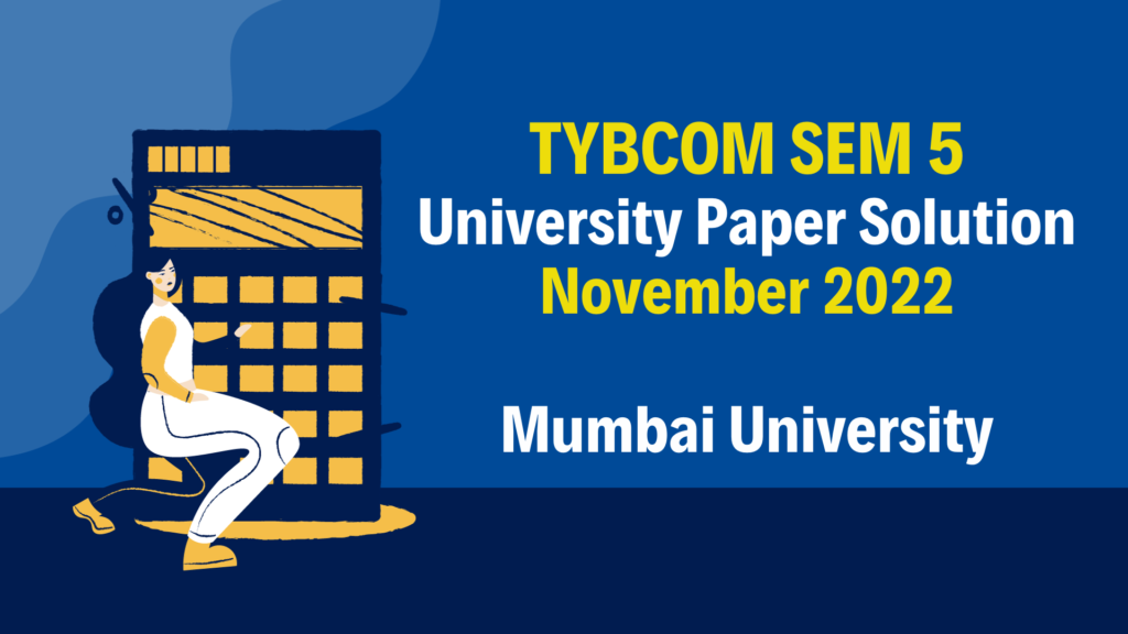 TYBCOM SEM 5 Question Paper 2022