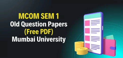MCOM SEM 1 Old Question Papers