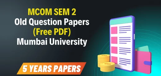 MCOM SEM 2 Old Question Papers