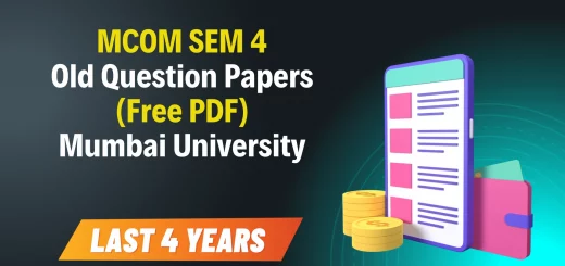 MCOM SEM 4 Old Question Papers