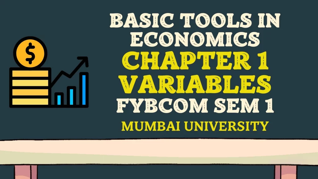 FYBCOM SEM 1 Chapter 1 Variables