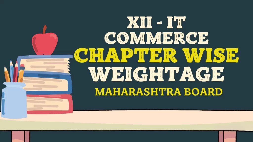 12th Commerce IT Chapter Wise Weightage