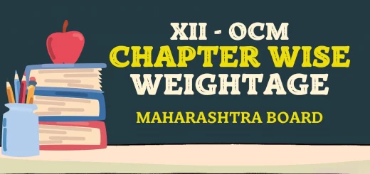 12th OCM Chapter Wise Weightage